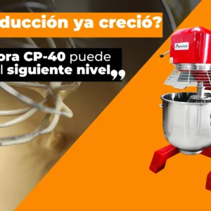 Batidora planetaria industrial en El Salvador: por qué la CP-40 puede transformar tu producción